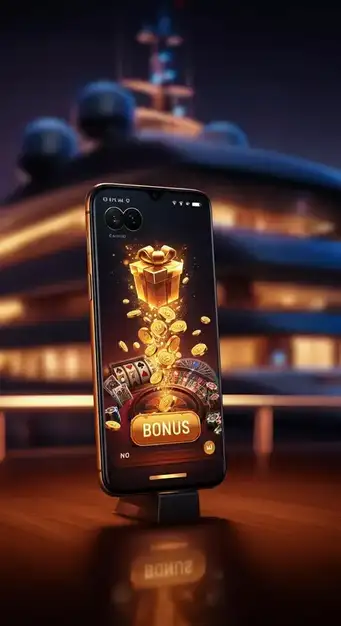 Een grafische afbeelding die het 100% welkomstbonusaanbod van Slot Monkey Casino met 50 gratis spins op Big Bass Bonanza 1000 promoot, inclusief een vrolijke aapmascotte.
